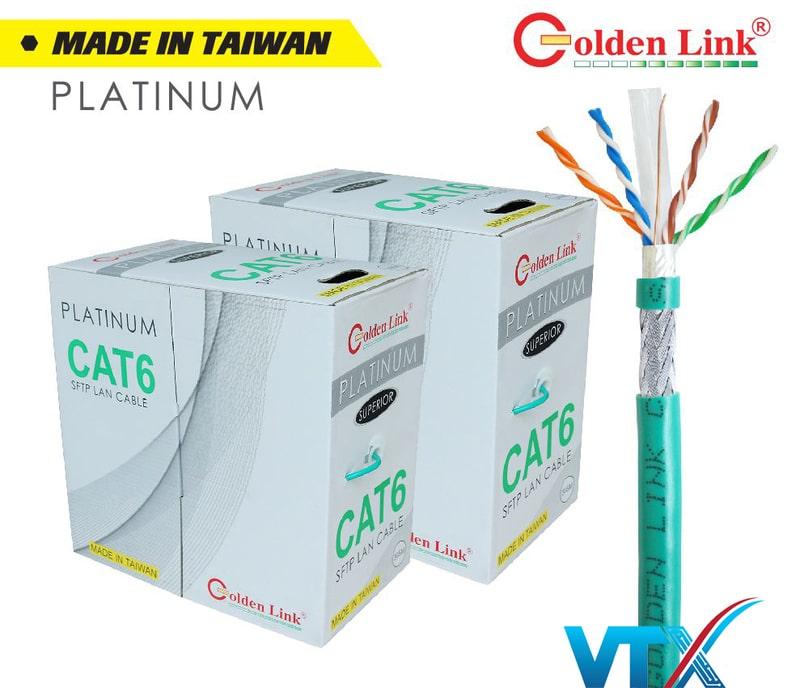 Cáp mạng Golden Link SFTP CAT6 Platinum