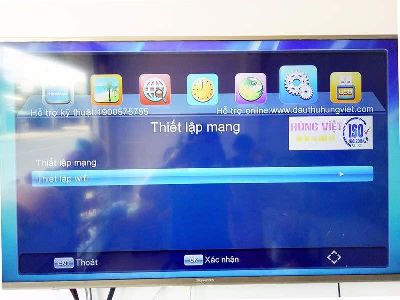 Đầu thu DVB T2 Hùng Việt HV 168 tặng Anten thu sóng wifi và anten thông minh