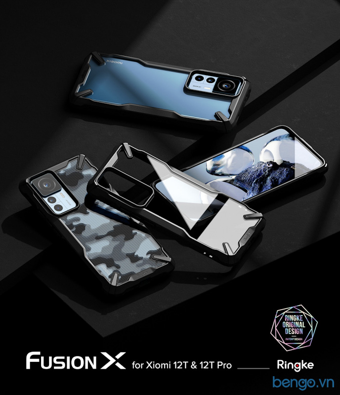 Ốp lưng Xiaomi 12T/12T Pro Ringke Fusion X
