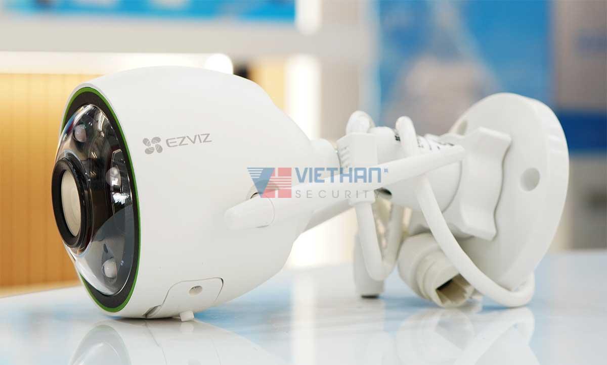 Camera ngoài trời không dây EZVIZ C3N wifi tích hợp AI phát hiện người| Viethansecurity.com