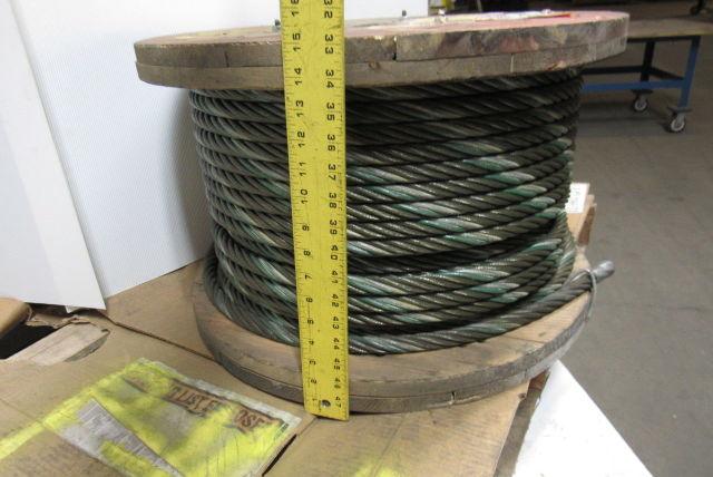 100921 3 4 wire rope steel cable 6x36 const aprox 350 bulk sling choker winch line 2
