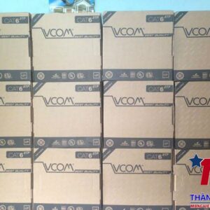 Cáp mạng Vcom Cat6 UTP Vỏ Bọc PVC - Cuộn 305m - 23AWG 4 đôi