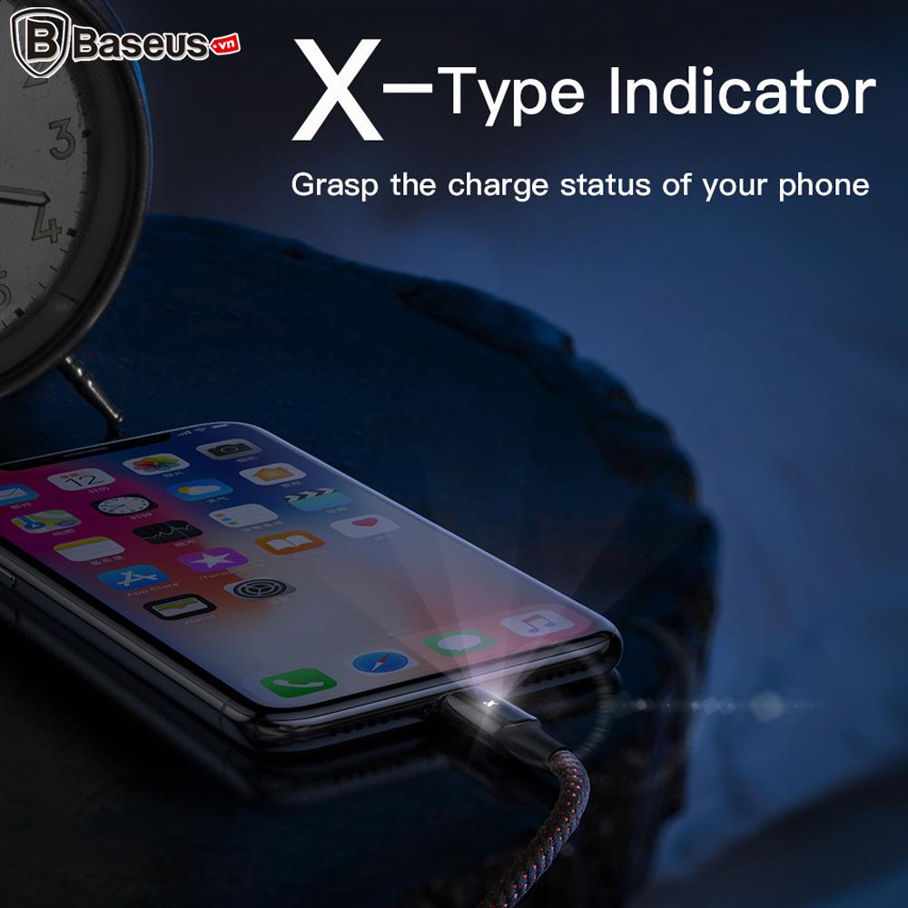 Cáp sạc Baseus X Lighting cho iPhone 6/ 7/ 8/ iPhone X