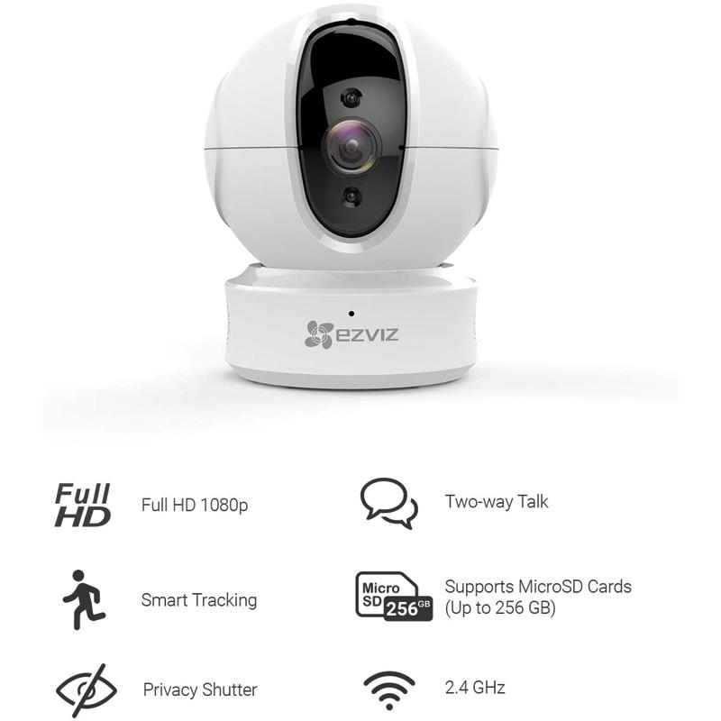 Camera Ezviz C6CN - Camera Wifi Xoay 360 Độ Điều Khiển Bằng Điện Thoại