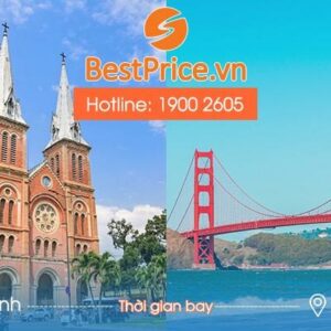 Thời gian bay từ TP. Hồ Chí Minh (Sài Gòn) đến San Francisco mất bao lâu?