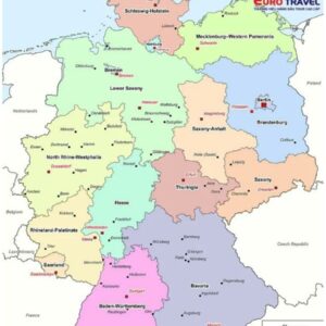 Bản đồ nước Đức (Germany Map) - Khám phá thông tin đầy đủ về đất nước Đức