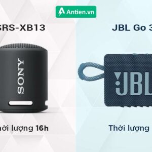 So sánh Sony SRS-XB13 và JBL Go 3 - Nên mua loa nào?